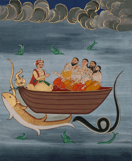 Résultat de recherche d'images pour "manu and saptarishi images"